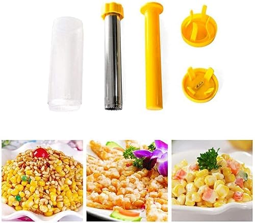 Miniatura 8 de Trituradora de maíz más segura, pelador de maíz rápido, cortador de mazorca de maíz de acero inoxidable, herramienta de eliminación de granos de