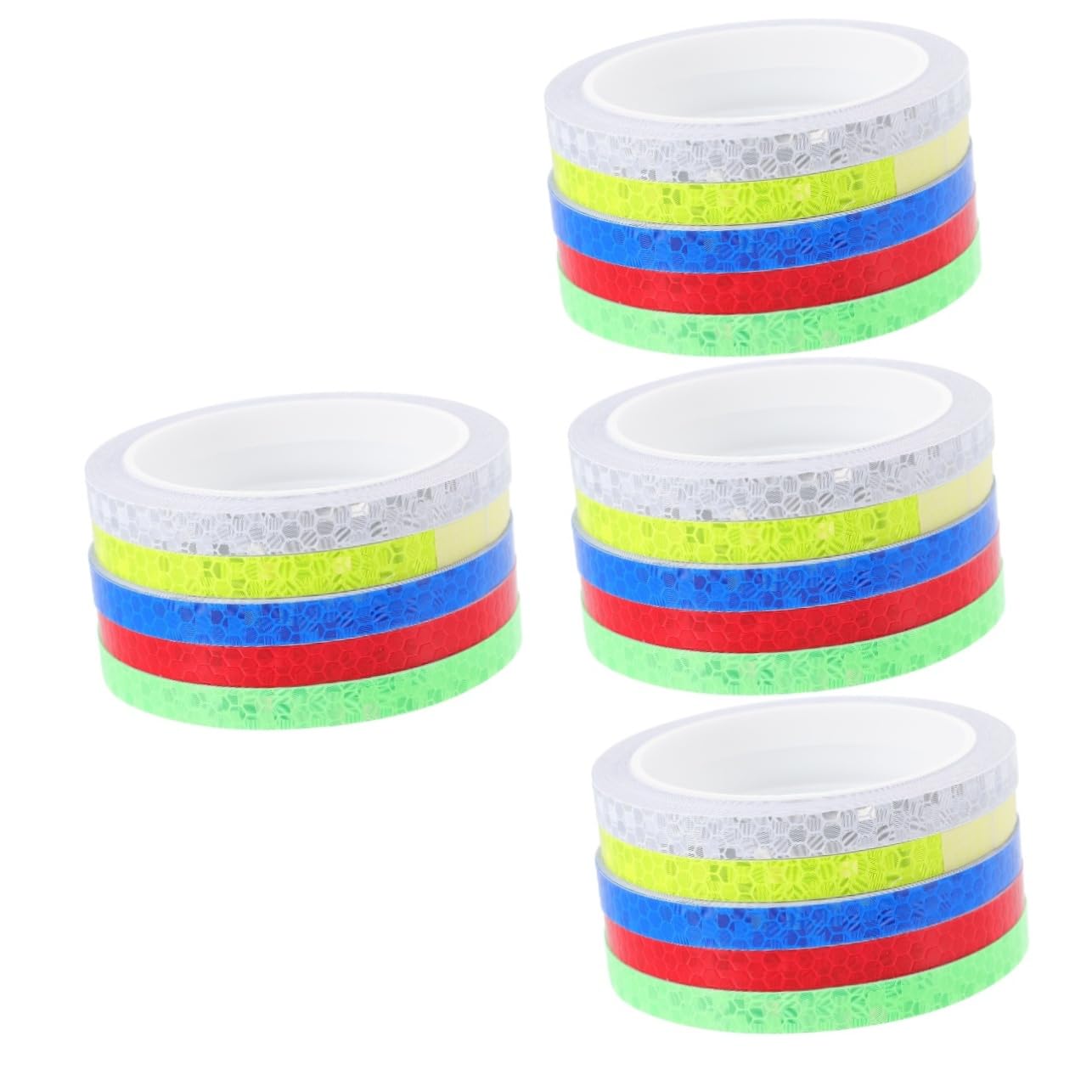 BESTonZON Reflektierende Fahrradaufkleber Fahrradaufkleber Seitenreflektor Fahrradaufkleber Wärmereflektierendes Klebeband Dekoration Rückseitiges Reflektorband Wasserdichtes
