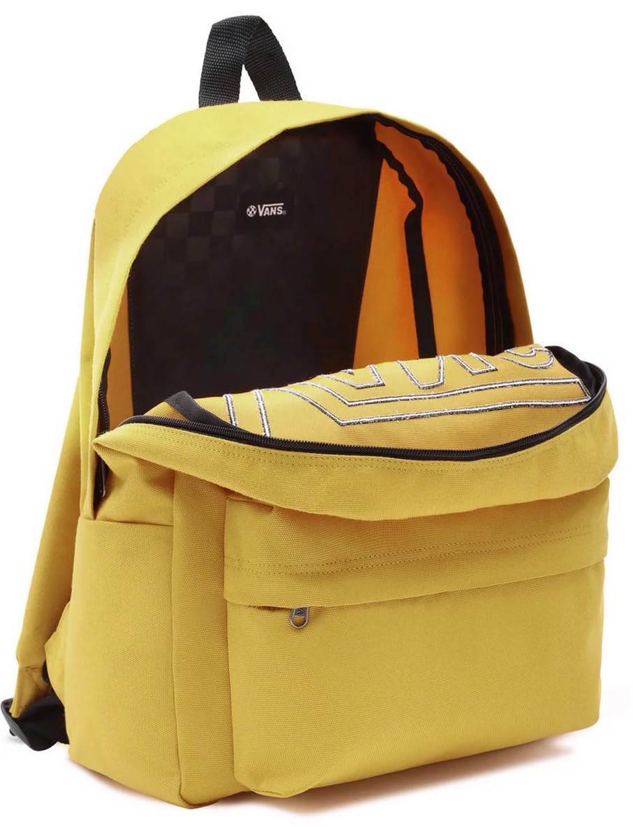 Vans Mochila unisex Old Skool, amarillo, medium