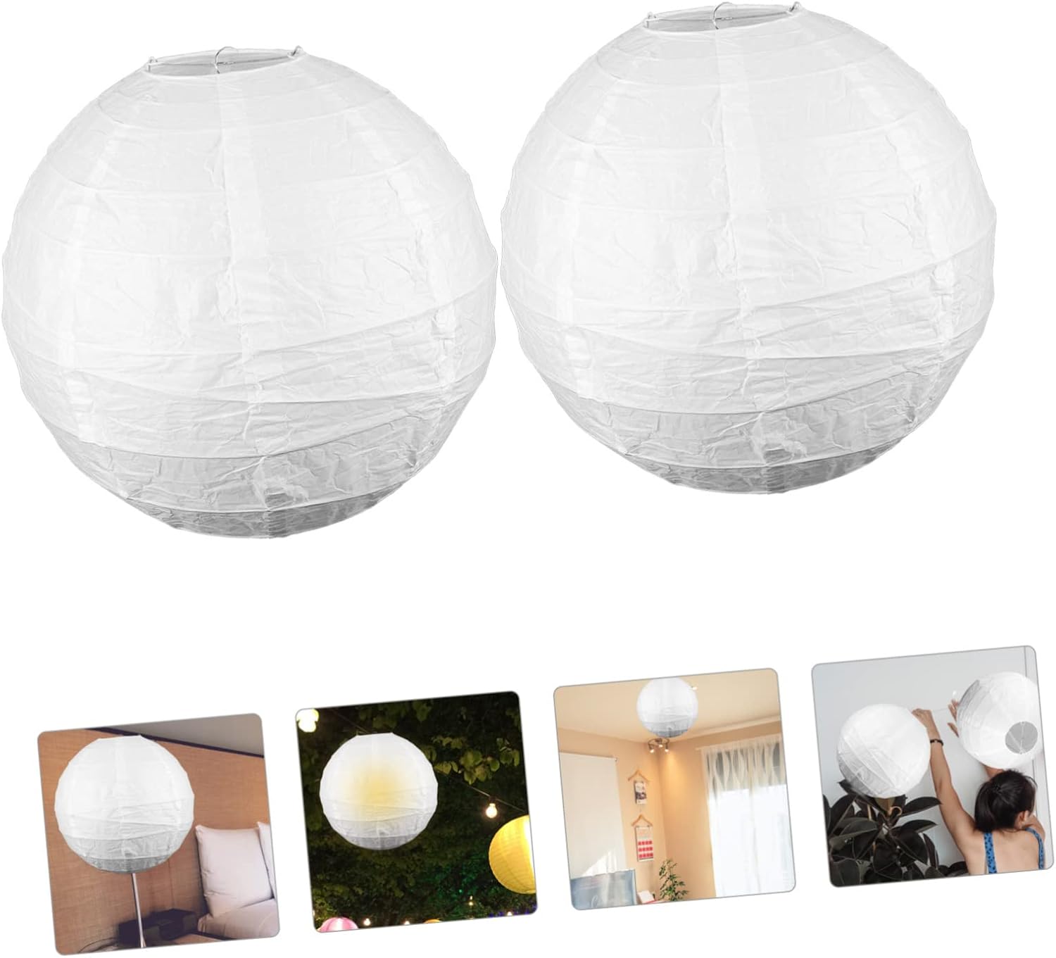 2pcs Ceiling Lamp Shades Black Paper Lampshades for Chandelier Modern Style Light Cover Easy to Install