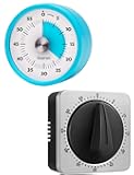 Searon Kitchen Timers for Cooking, Magnetic Visual Timer for Kids Teachers Classroom School ADHD Autism Oven or Adult with Special Needs