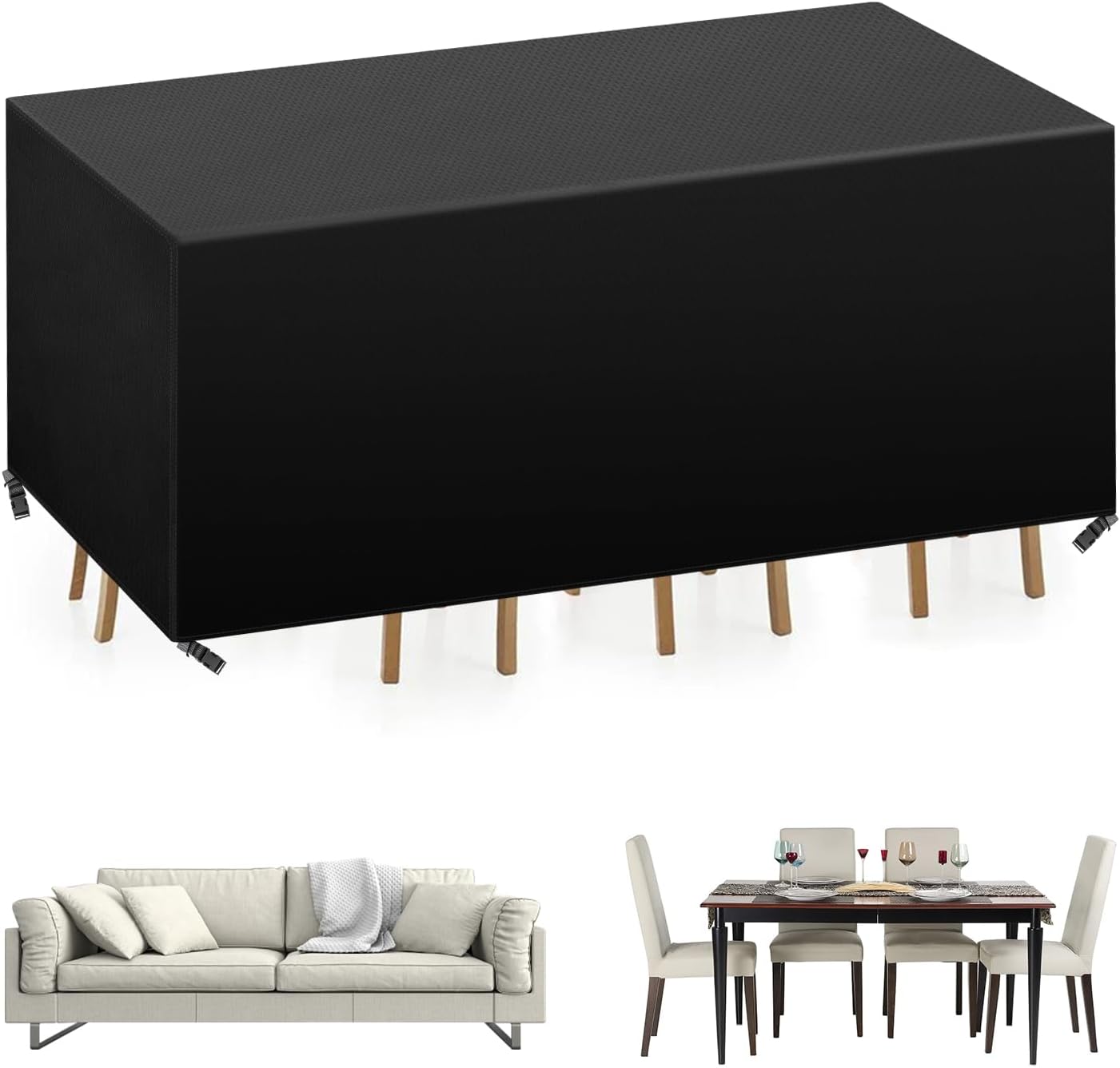 Patio Furniture Covers Waterproof, Rectangular Outdoor Furniture Covers