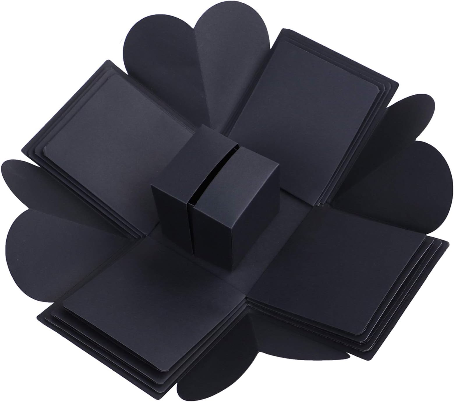 LOCOLO Creative Explosion Gift Box, DIY - Love Memory, Scrapbook, Photo Album Box, as Birthday Gift, Anniversary Gifts, Wedding or Valentine's Day Surprise Box (Black)