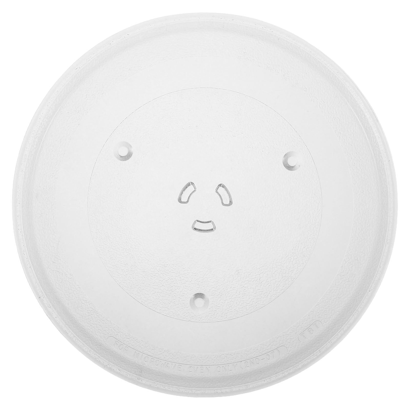 Plato giratorio para microondas: bandeja de repuesto de vidrio para microondas compatible con Samsung - Plato giratorio de 28,8 cm resistente al calor