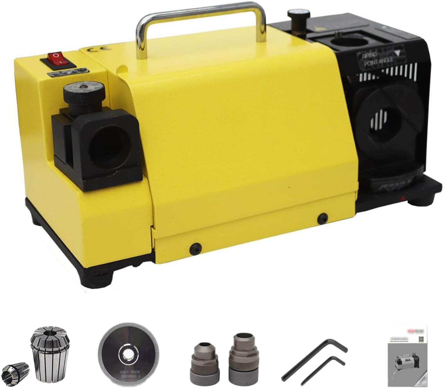 MR-20G Drill Bits Sharpener and Grinder 18 Collets Drill Grinding Machine Portable Grinding Sharpening Machine Bit Sharpener,SDC
