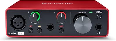 Focusrite Scarlett Solo 3rd Gen USB Audio Interface for Guit - best audio interfaces streaming