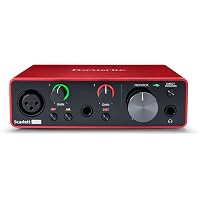 Focusrite Audio Interface 2 IN/2 OUT 24bit/192kHz Scarlett Solo (3rd Gen) [Domestic Genuine Product]
