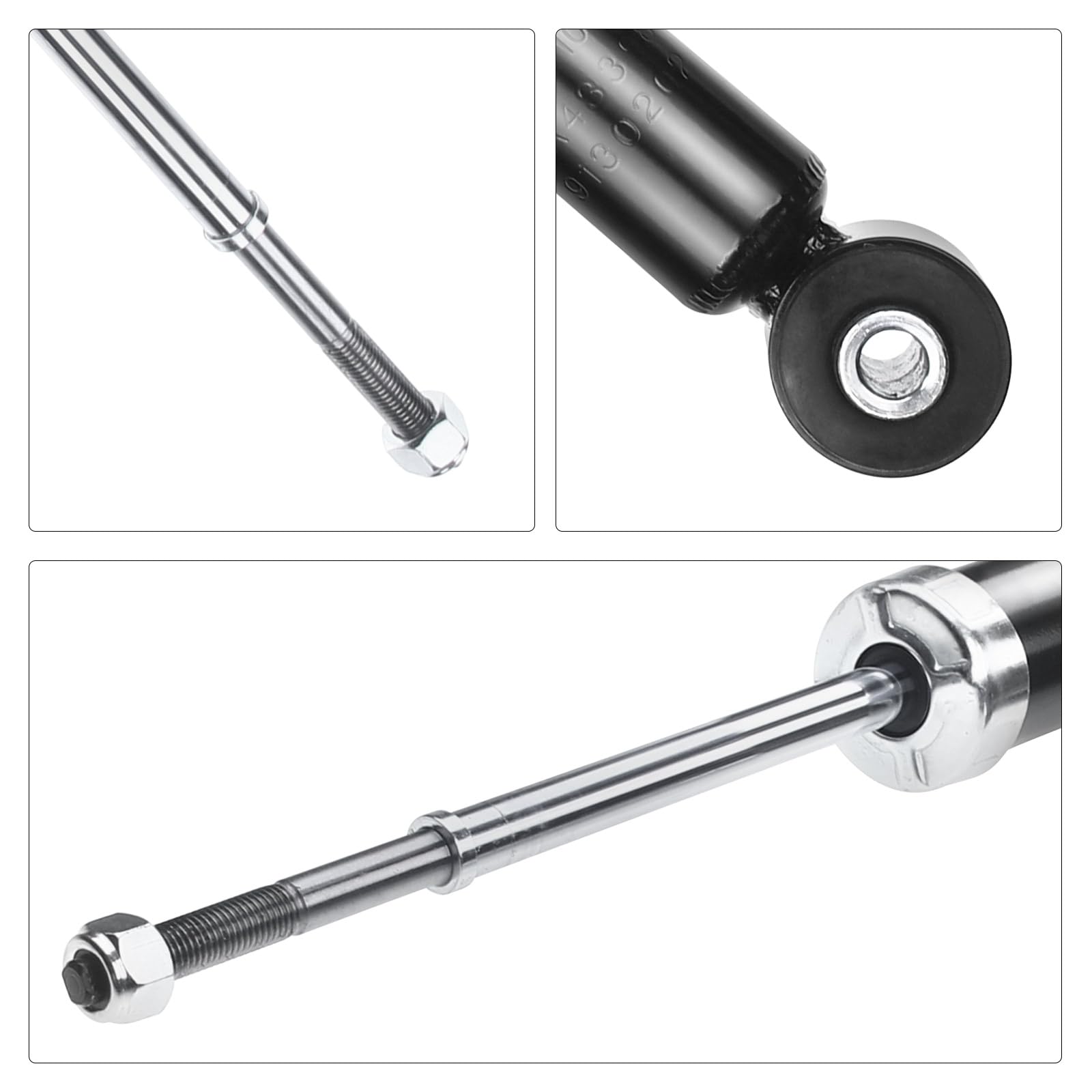 Frankberg 2x Ammortizzatori per sospensioni Ammortizzatori per telaio Posteriore sinistro destro 629mm Pressione del gas Compatibile con Getz TB 1.1 1.3 1.3i 1.4i 1.6 1.5 CRDi 1.5 CRDi GLS 21659