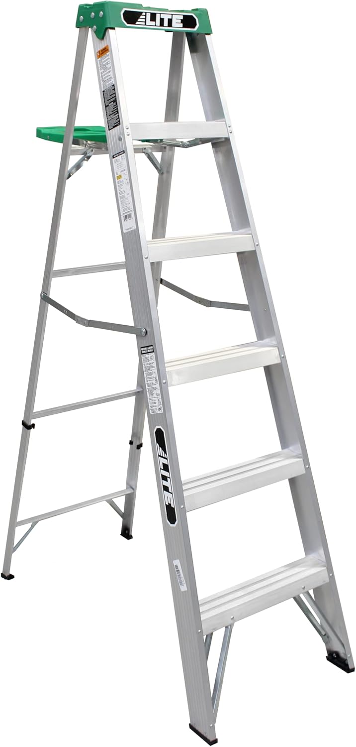 LITE LP-2211-06 6-Foot Aluminium Step Ladder