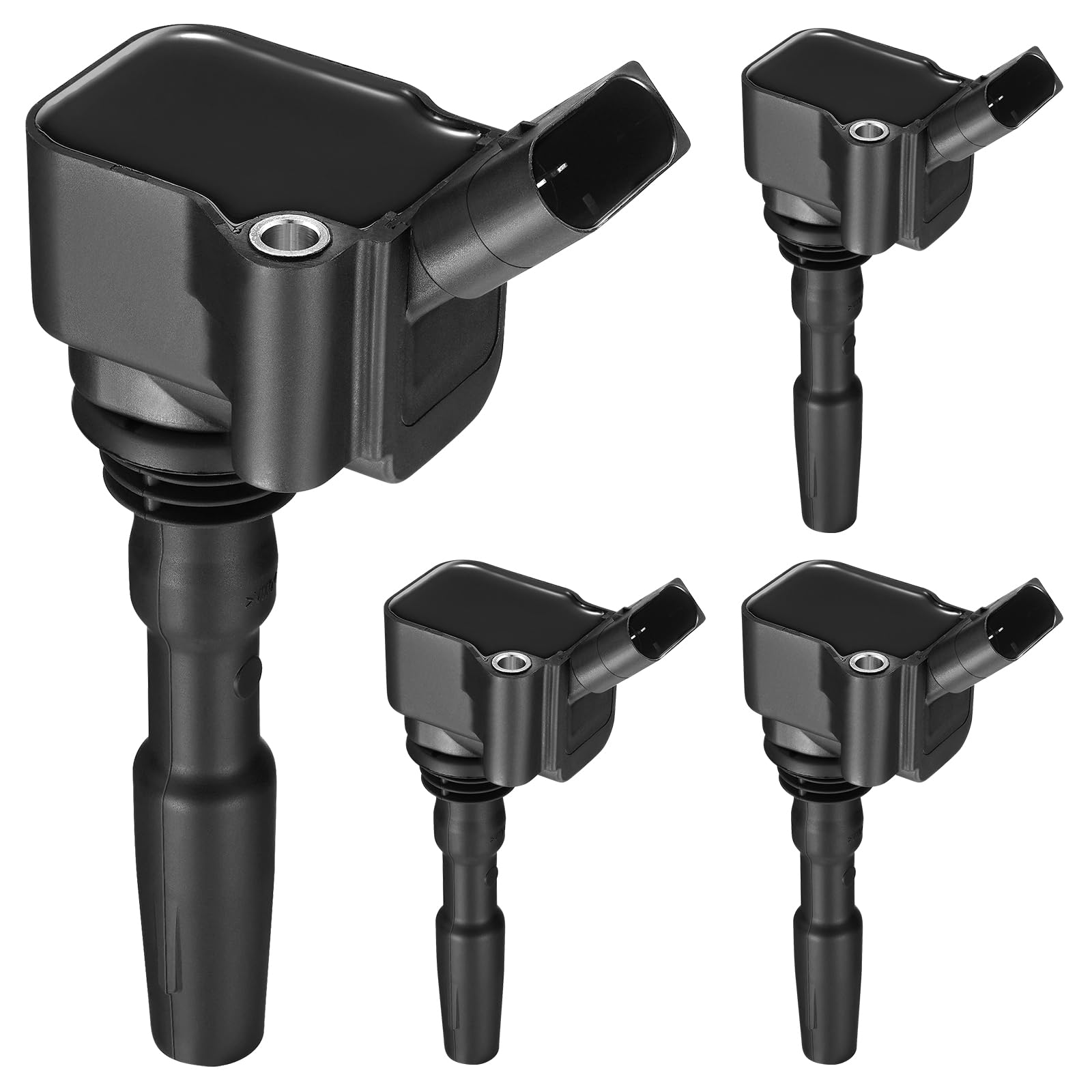 BDFHYK Ignition Coil Packs Compatible with Volkswagen 15-21Golf,16-21 Jetta,16-18 Up!, Compatible with Audi 18-20 Q2,16-18 A3 Sportback e-tron, Leon l3 l4 1.0L 1.4L Coil for UF717 UF779 9029 Set of 4