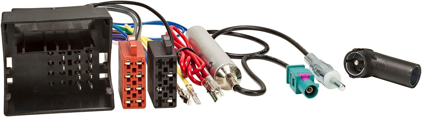 CONNETTORE ADATTATORE AUTORADIO Iso Peugeot Citroen Amplificatore Antenna Fakra EUR 9,90