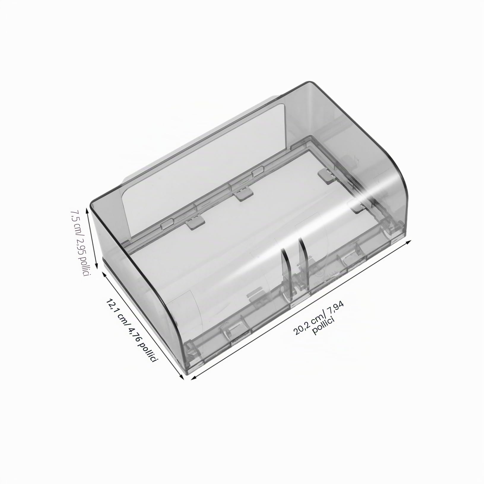 Cabilock Copertura Impermeabile Doppia Per Prese Esterne 2 Posti 4.76X4.76X7.94 Pollici Con Cerniera Protezione Sicurezza Per Bagno Ambienti Umidi