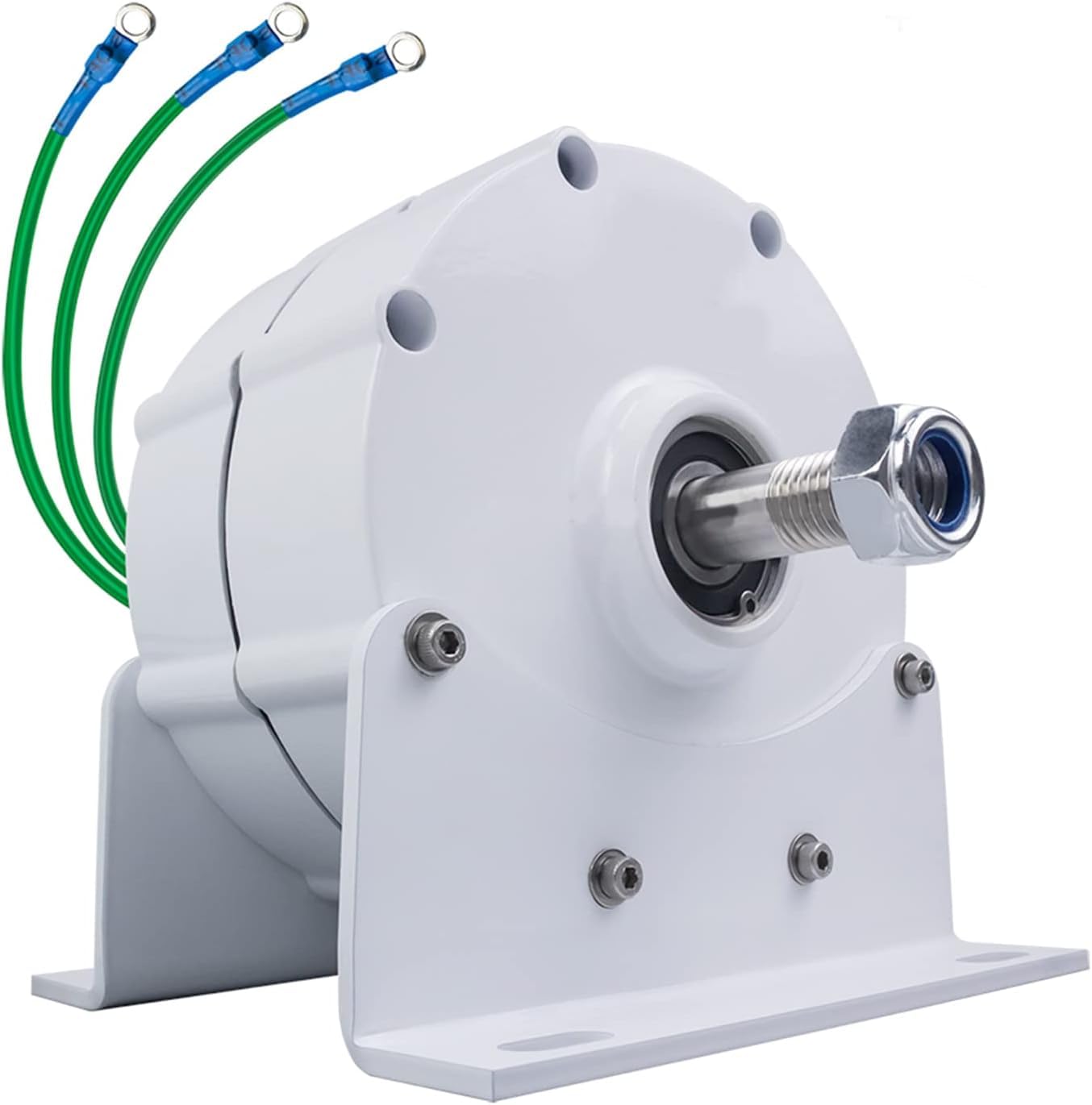 Generador de 4000 W-8000 W, 50 Hz, 600 RPM, alternador de energía de 12 V, 24 V y 48 V, generador de imán Permanente para Sistemas de generación de energía y turbinas eólicas. 24V-6000W