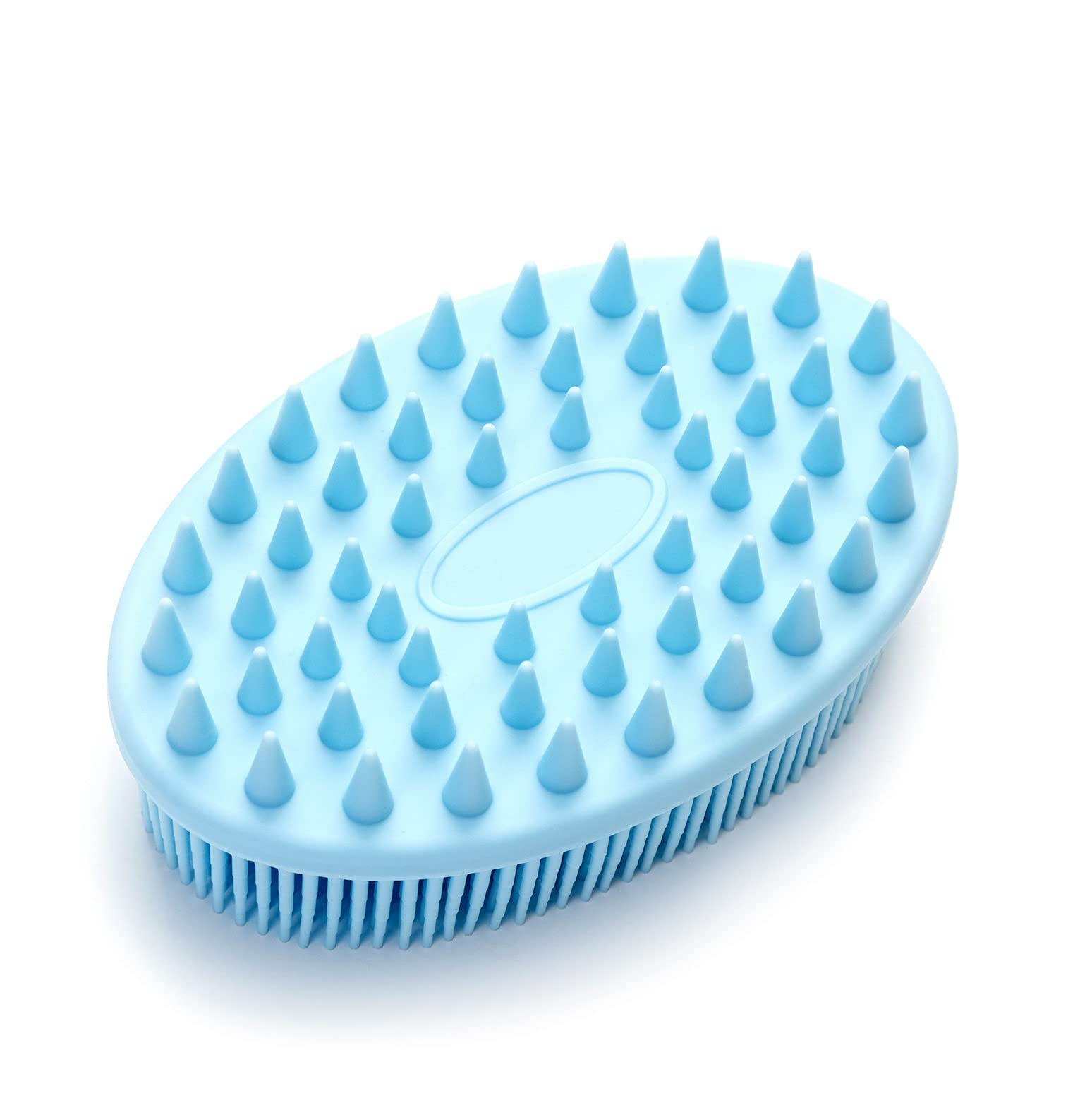 Premium Sensory Brush for Kids or Autism,Soft Silicone Body Scrubber,2 in 1 Sensory Room Occupational Therapy Brushes,Silicone Loofah,Pet Shower Brush Bath Brush Shampoo Brush - Image 2