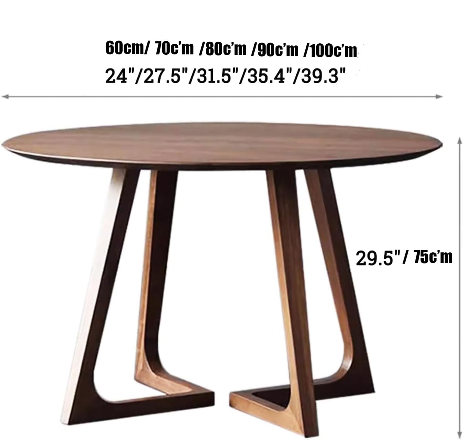 ラウンドダイニングテーブル ミッドセンチュリー　直径900mm Amazon.co.jp: ミッドセンチュリーモダンラウンドダイニングテーブル