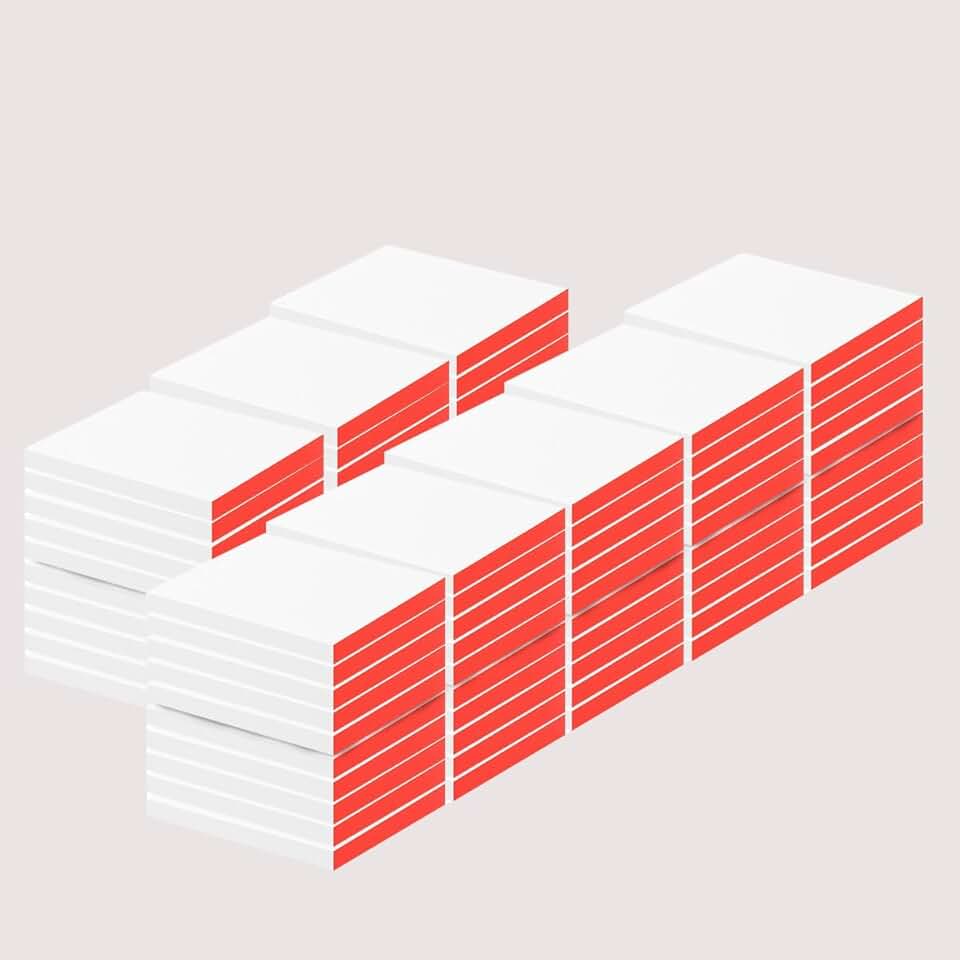 Kit 80 Bloquinhos Anotações 7x10cm 100 Folhas Cada