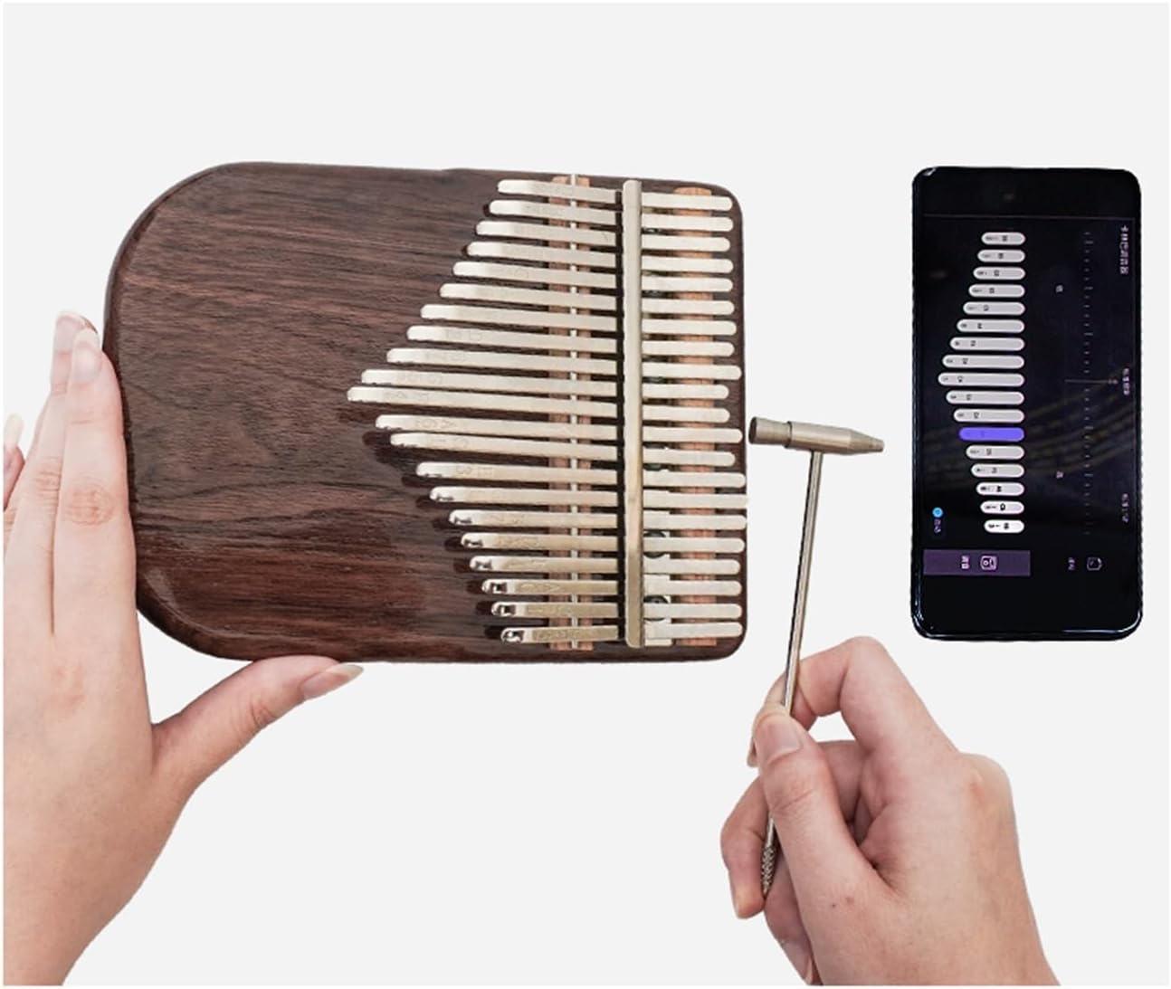 Beginners Kalimba 21 Key Kalimba Made Of Black Walnut