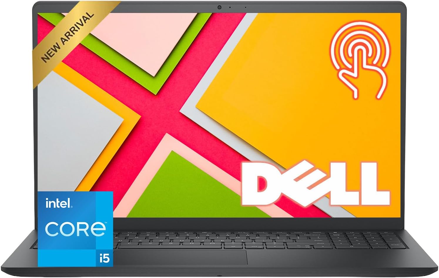 Dell 15.6" FHD Touchscreen Laptop | 13th Gen Intel Core i5-1334U(Beat i7-1250U) | 16GB RAM | 512GB PCIe SSD | Wi-Fi 6 | 1080p Webcam | Copilot AI | USB-C | Business & Study Ready | Windows 11