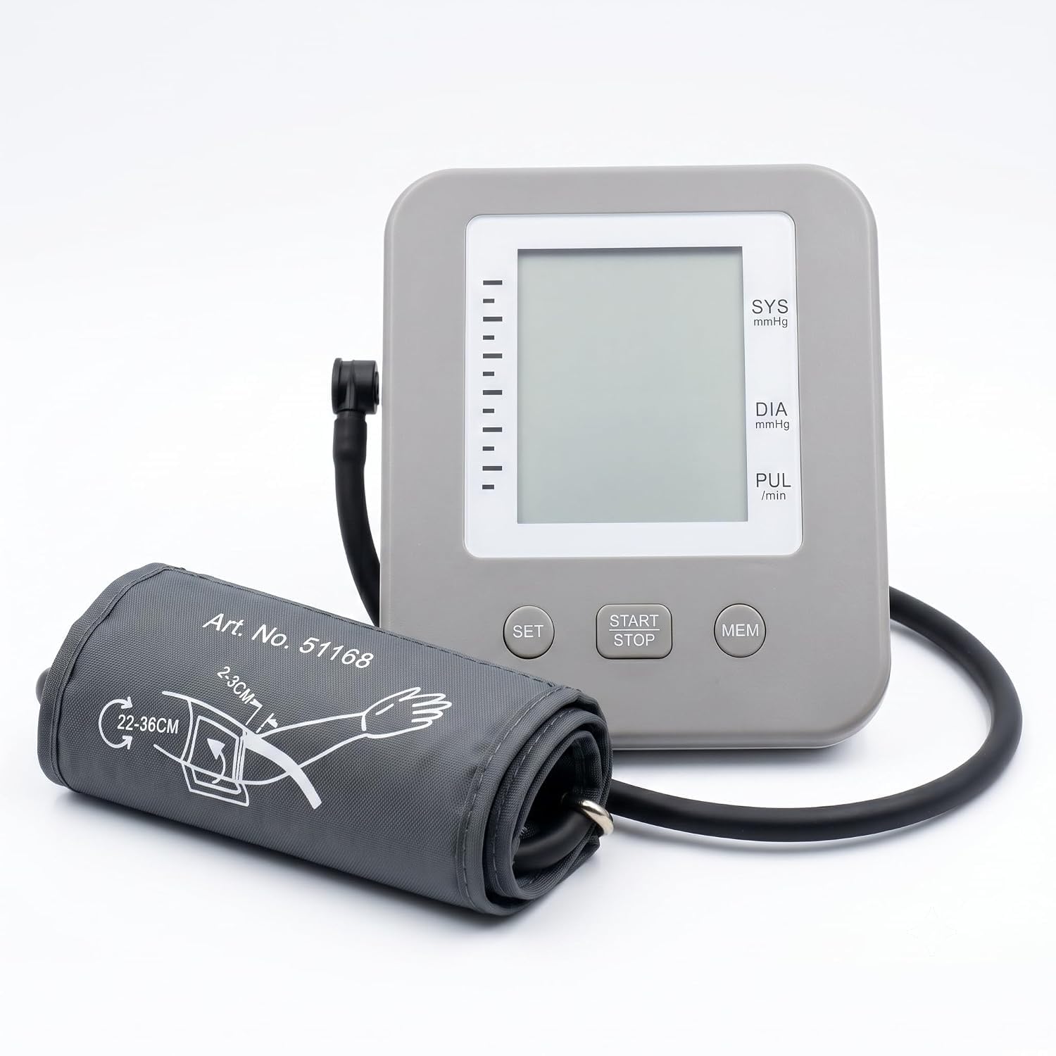 Automatic Upper Arm Blood Pressure Monitor Machine, Digital BP Monitor with Large LCD Display, Voice Talking Function, Adjustable 22-32 cm Cuff, USB & Battery Power, Pulse & Memory for Home Use-image-40