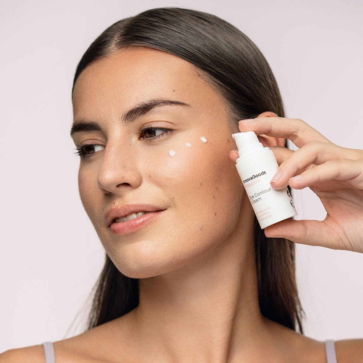 InnovaGoods® Set skincare, x1 crema hidratante facial, x1 contorno de ojos, x1 sérum facial, x1 limpiador facial, x1 tónico facial, ingredientes naturales kombucha, hidrata, ilumina. Todo tipo de piel