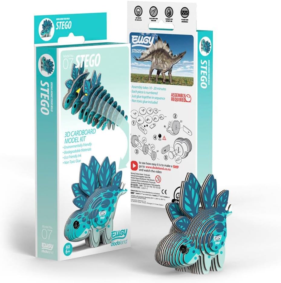 EUGY 007 Stego Eco-Friendly 3D Paper Puzzle [New Seal]