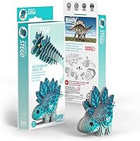 Vista 5 de EUGY Rompecabezas de papel 3D ecológico 007 Stego [nuevo sello]