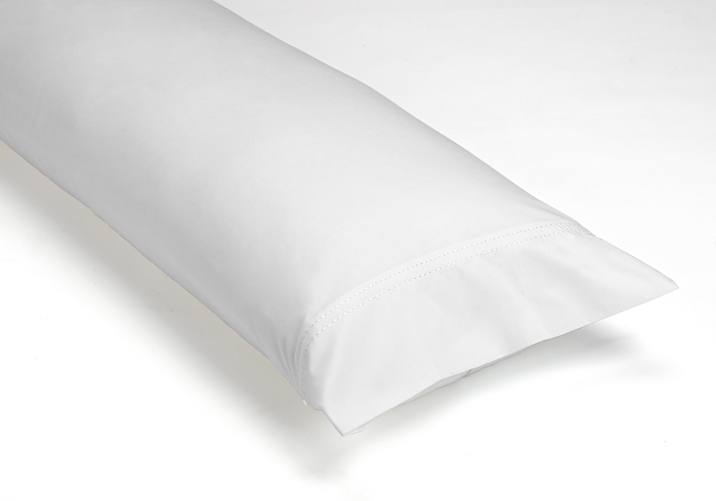 Juego de sábanas de algodón orgánico de 200 hilos, color blanco. Cama de 90 cm