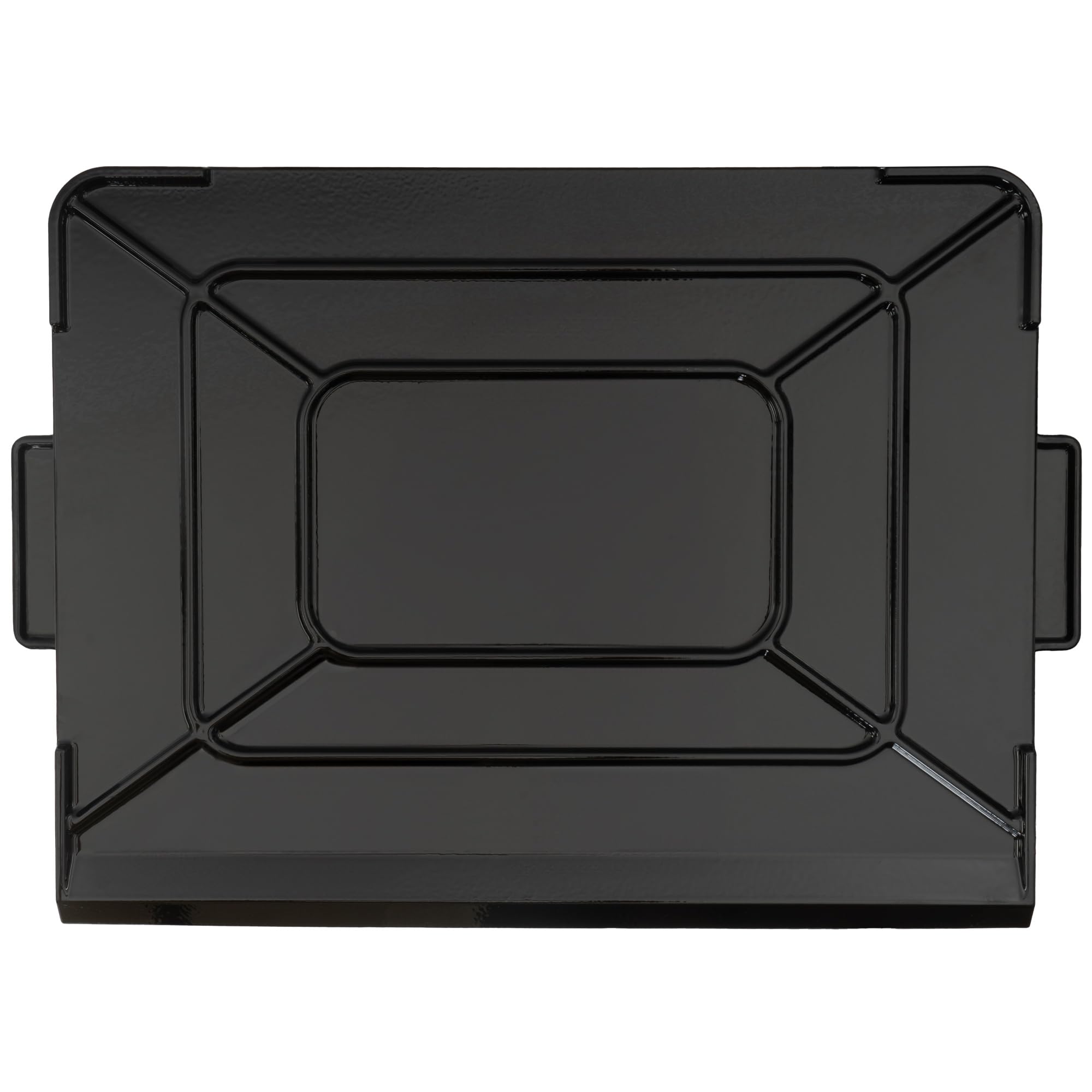 BBQ-Toro Plaque de cuisson en fonte émaillée 59 x 41 cm Rectangulaire universelle pour charbon de bois et gaz