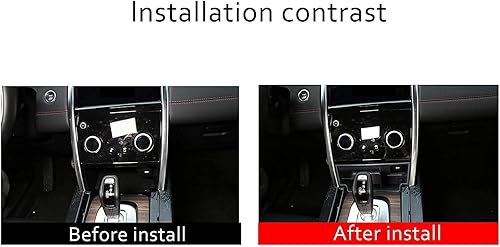 Miniatura 3 de YIWANG ABS & Suede caja de almacenamiento para Land Rover Discovery Sport 2020 accesorios de coche (plástico)