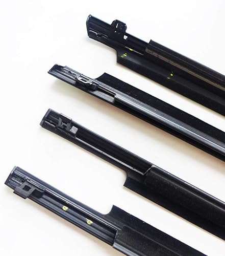 Miniatura 5 de Cinturón de sellado para ventanas para Toyota RAV4 2009-2012 burlete de ventana exterior resistente a la intemperie 4 piezas parte delantera trasera