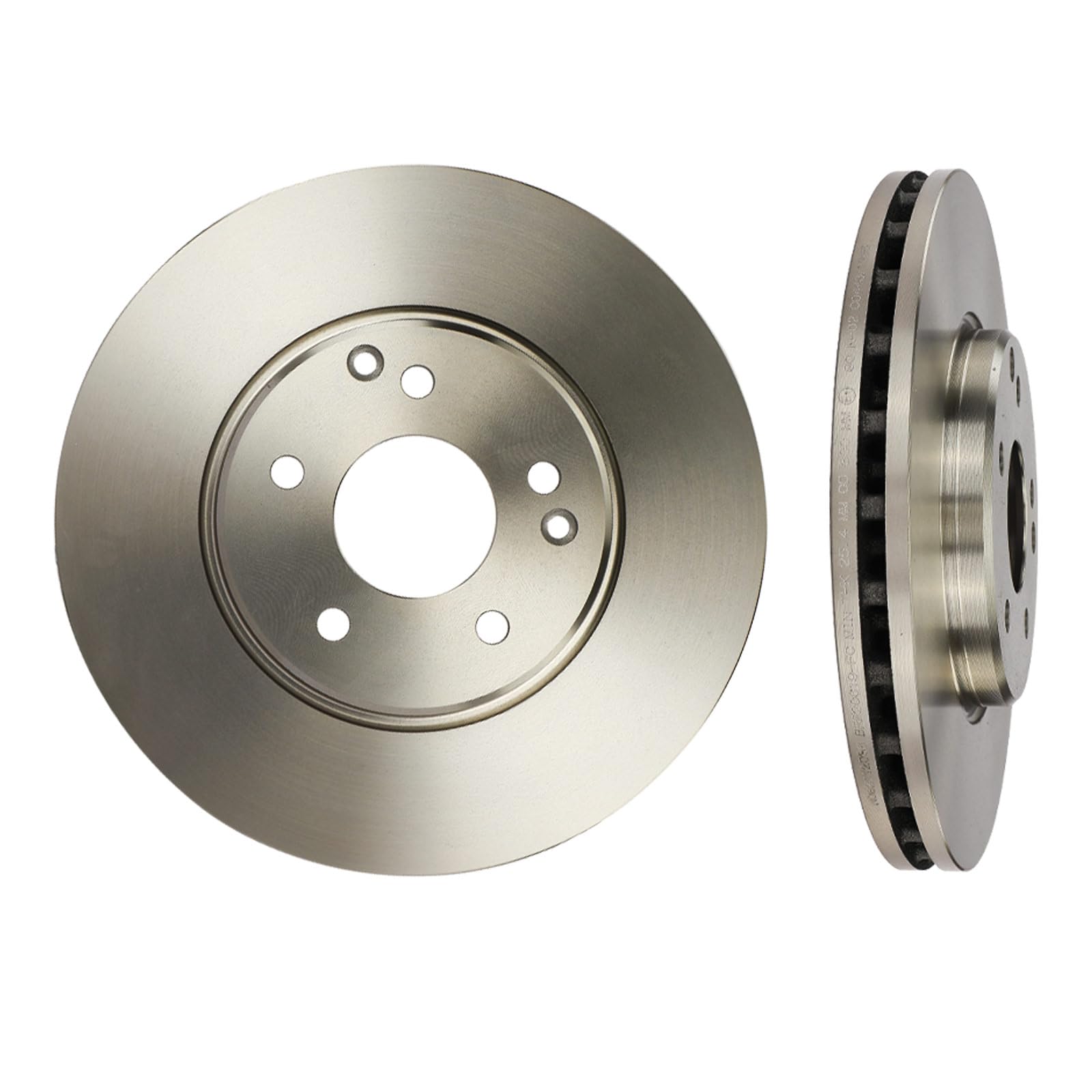 Frankberg 2 discos de freno delanteros compatibles con Crossfire 3.2L 2003-2008 Clase C W203 C230-C320 1.8L-3.2L 2000-2007 CLK C208 320 3.2L 1997-2002 Replace # 21042 11212