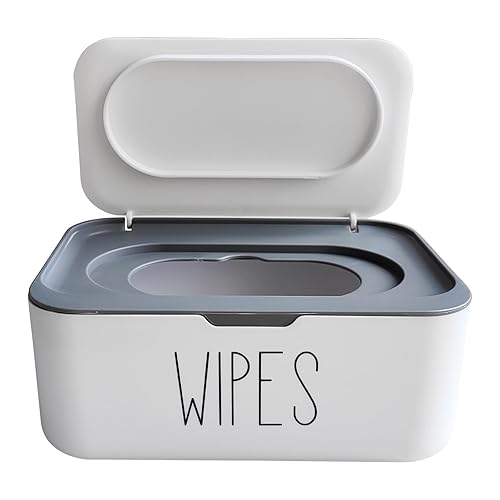 Dispensador de toallitas de bebé para baño, soporte de toallitas desechables, 7.48 x 5.12 x 2.95 pulgadas, caja de almacenamiento de toallitas