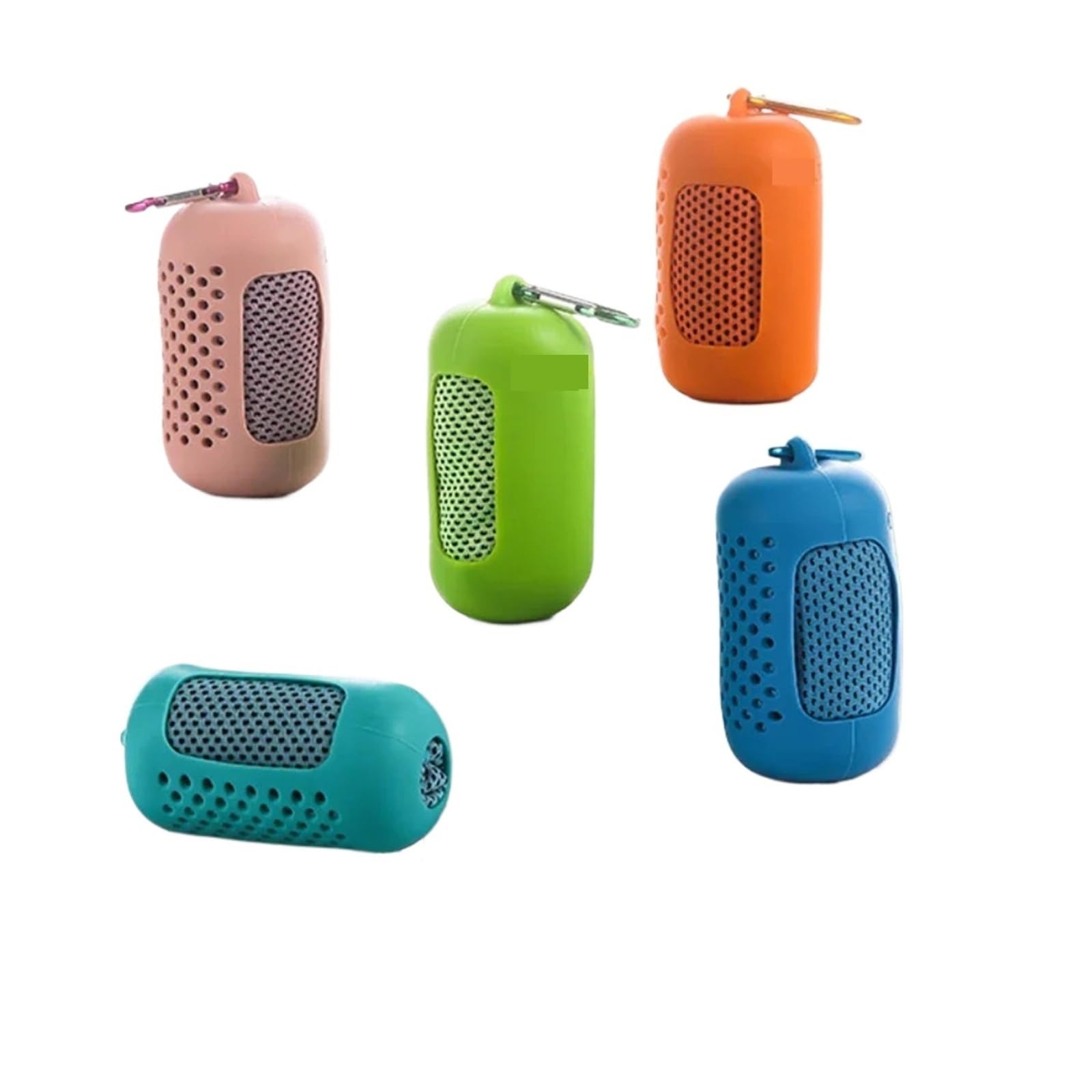 HNULGVI Cooling towel Cool Towel Portable Mini Silica Gel Set Cold Polyester Fiber(Red)