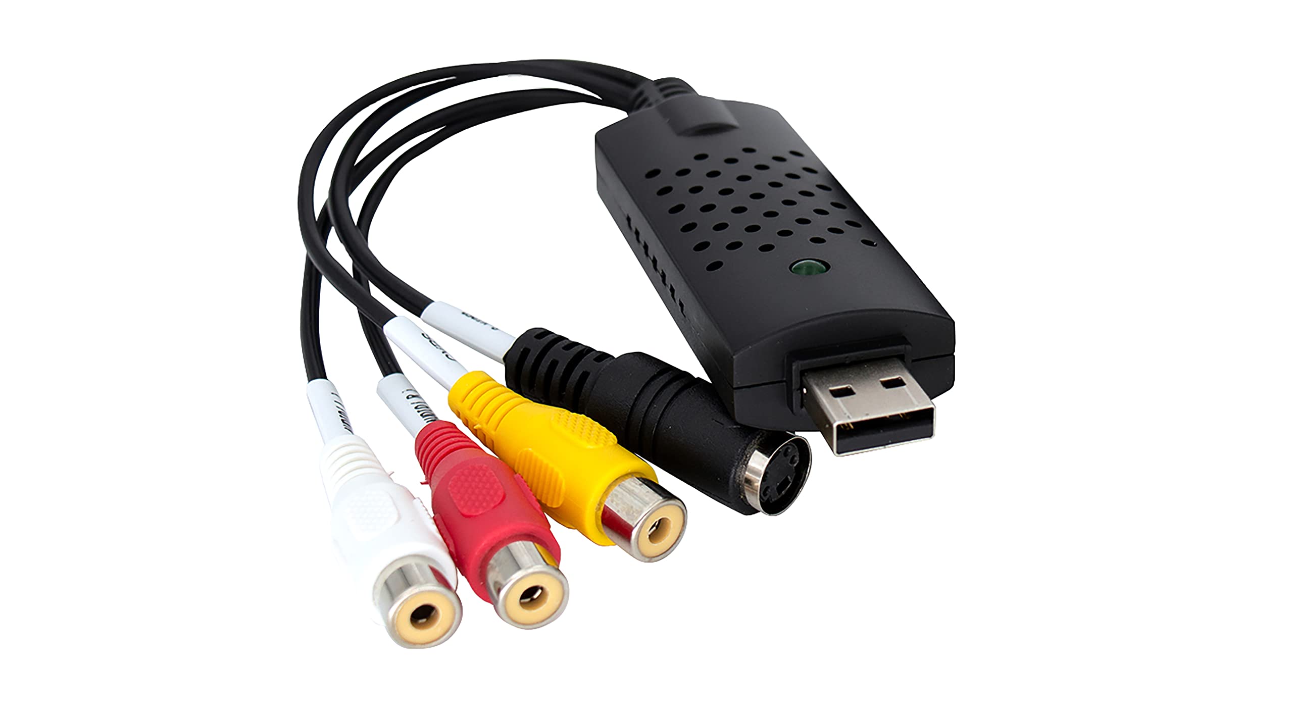 Markt + Technik Videocasette Digitalizar 2026 - Convertidor de audio y vídeo analógico - Digitalizar cintas VHS - desde cualquier fuente analógica - Grabadora de vídeo VHS, VCR, DVD Video Recorder