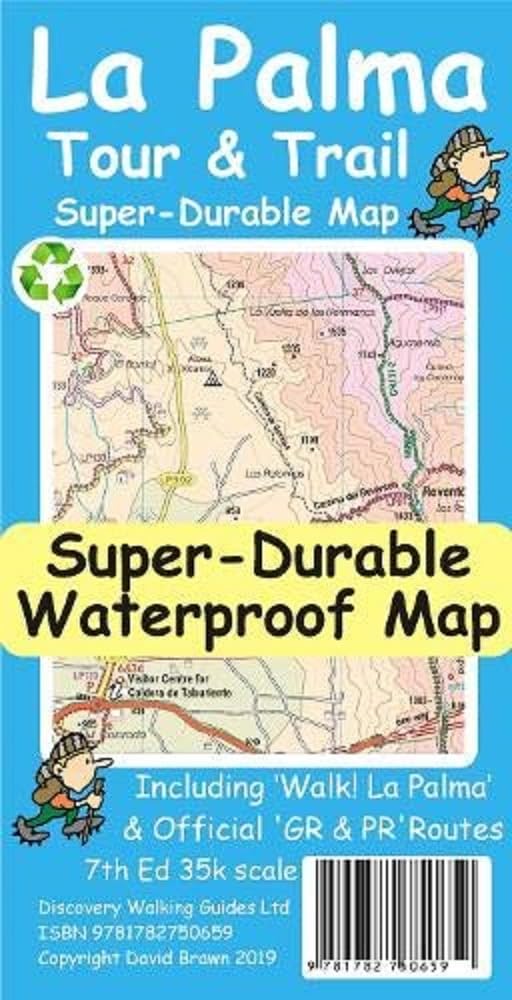 La Palma Tour & Trail Super Durable Map (7th ed)