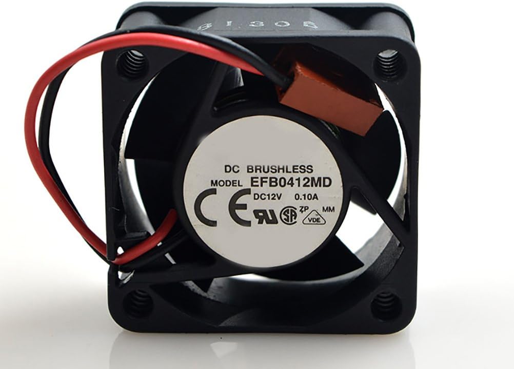 MEOLYMeglev Fan Cooling Fan EFB0412MD DC Brushless Electronic Fan 12V 0.10A 2 Wire Connector Graphics Card Fan 40 * 40 * 20 MM