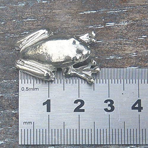 Frog Figurine, Collectable Frog Sculpture, Handmade, In Fine Pewter, By William Sturt #TOP6