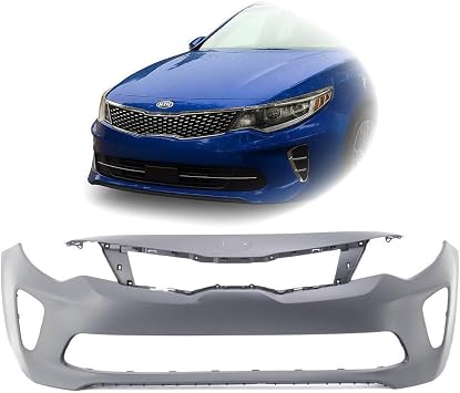 HonorBuilt Compatible with Kia Optima 20162018 Front Bumper Cover | CAPA Certified, Primed, Ready to Paint, OEM 86511D5200, KI1000183