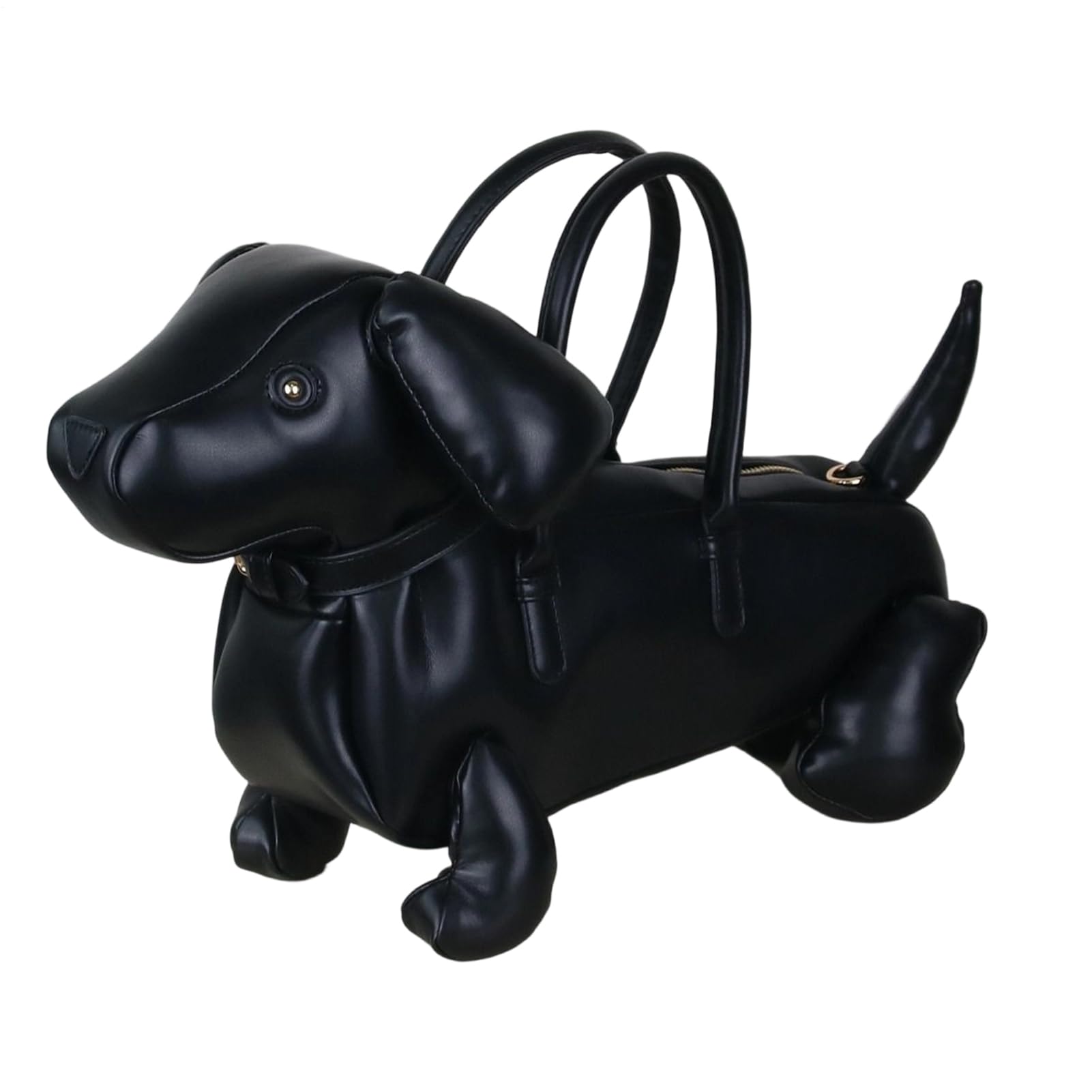 Borsa a mano da donna, in pelle, impermeabile, a forma di cane, con cerniera, per ragazze, viaggi, all'aperto, appuntamenti, scuola, lavoro, ufficio, shopping, feste, compleanni, vacanze