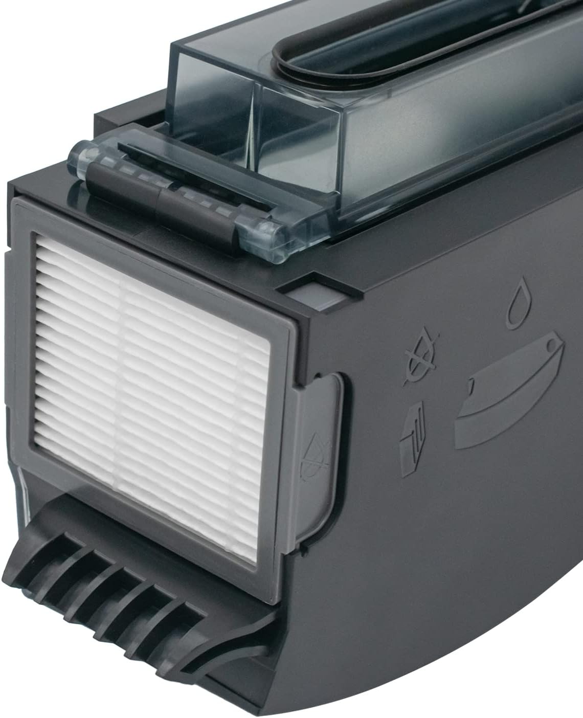 Garbage fighter Dust Bin Box Replacement Compatible with iRobot Roomba E5 E6 E7 i1 i3 i4 i6 I7 i7+ i7 Plus i8 J7 Parts Replacement