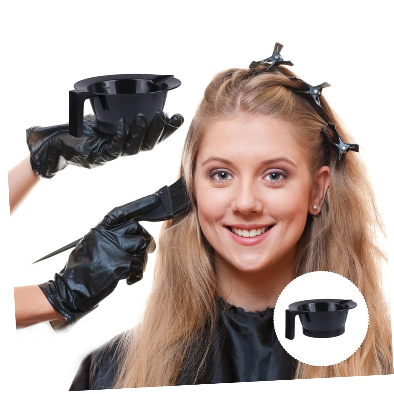 6 Sätze Haarfärbeschalen Mit Haarfärbeschalen Für Friseursalons Und Diy Haarfärbung Für Professionelle Anwendungen Langlebig Und Einfach Zu Handhaben 4 Stück * 6