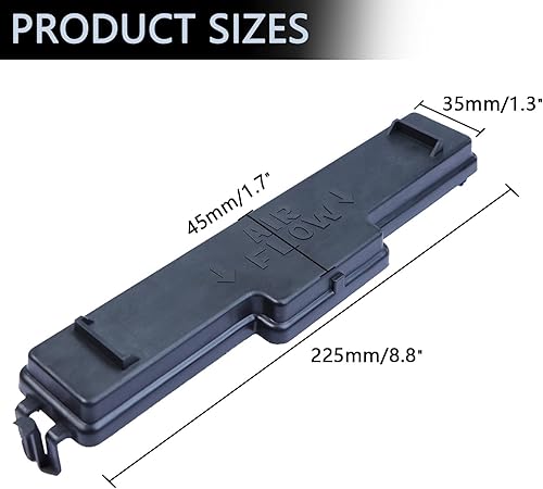 Miniatura 3 de 68406048AA Filtro de aire de cabina y puerta de acceso al filtro con carbón activado compatible con Dodge Ram 1500 2500 3500 4500 5500 Reemplazos #