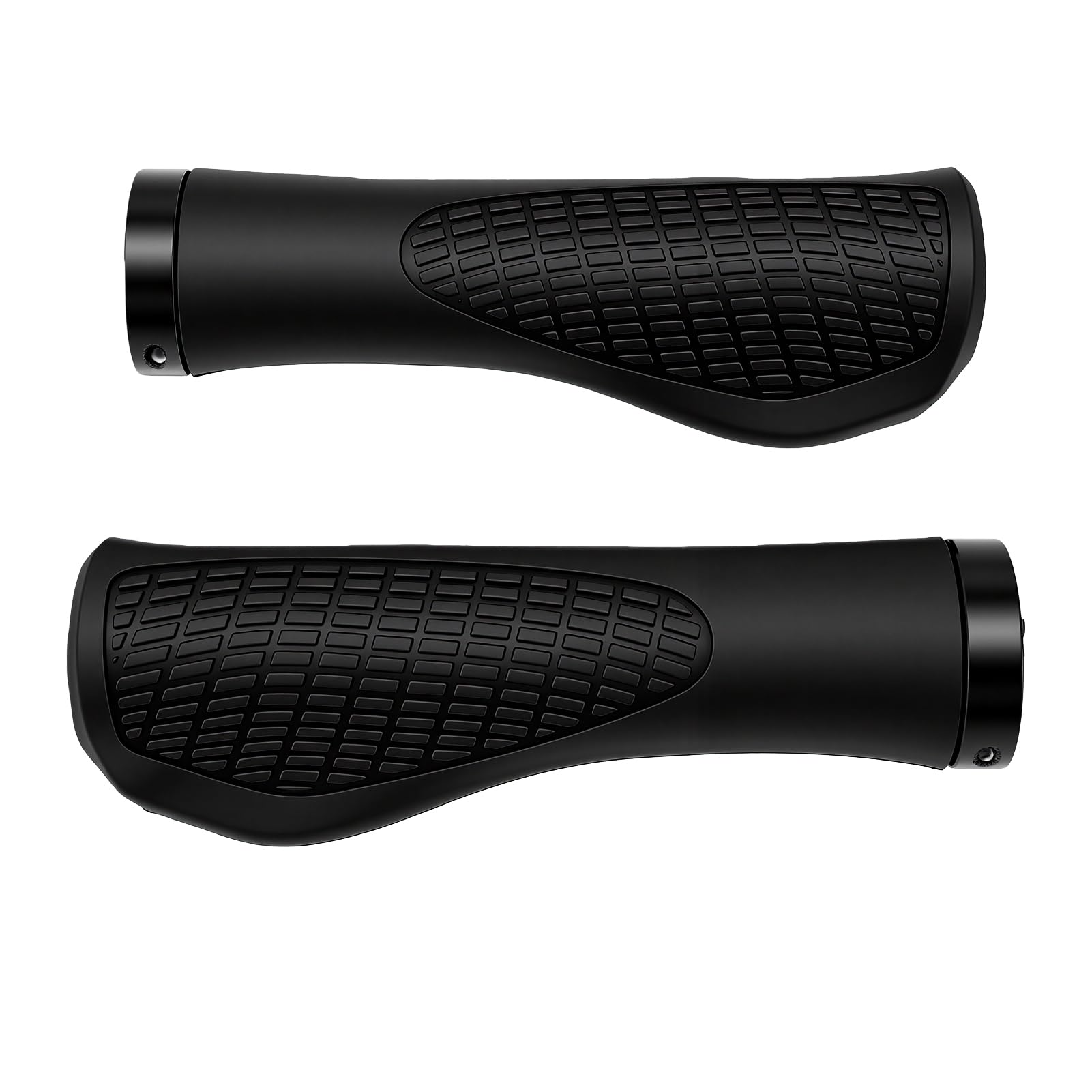 Wakects Impugnature Ergonomiche per Manubrio da Bicicletta, Impugnature per Mountain Bike in Gomma Morbida, Design Antiscivolo e Ammortizzante, Facile Installazione Elastica per il Pendolarismo su