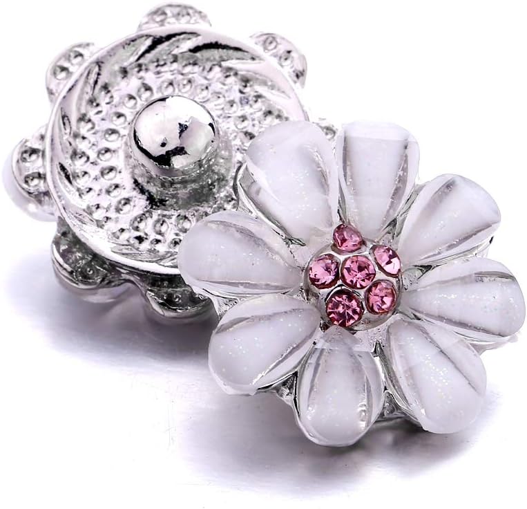 Mini Rhinestone Snap Jewelry Charms for 12mm Snap Jewelry Pack of 10pcs - Image 5