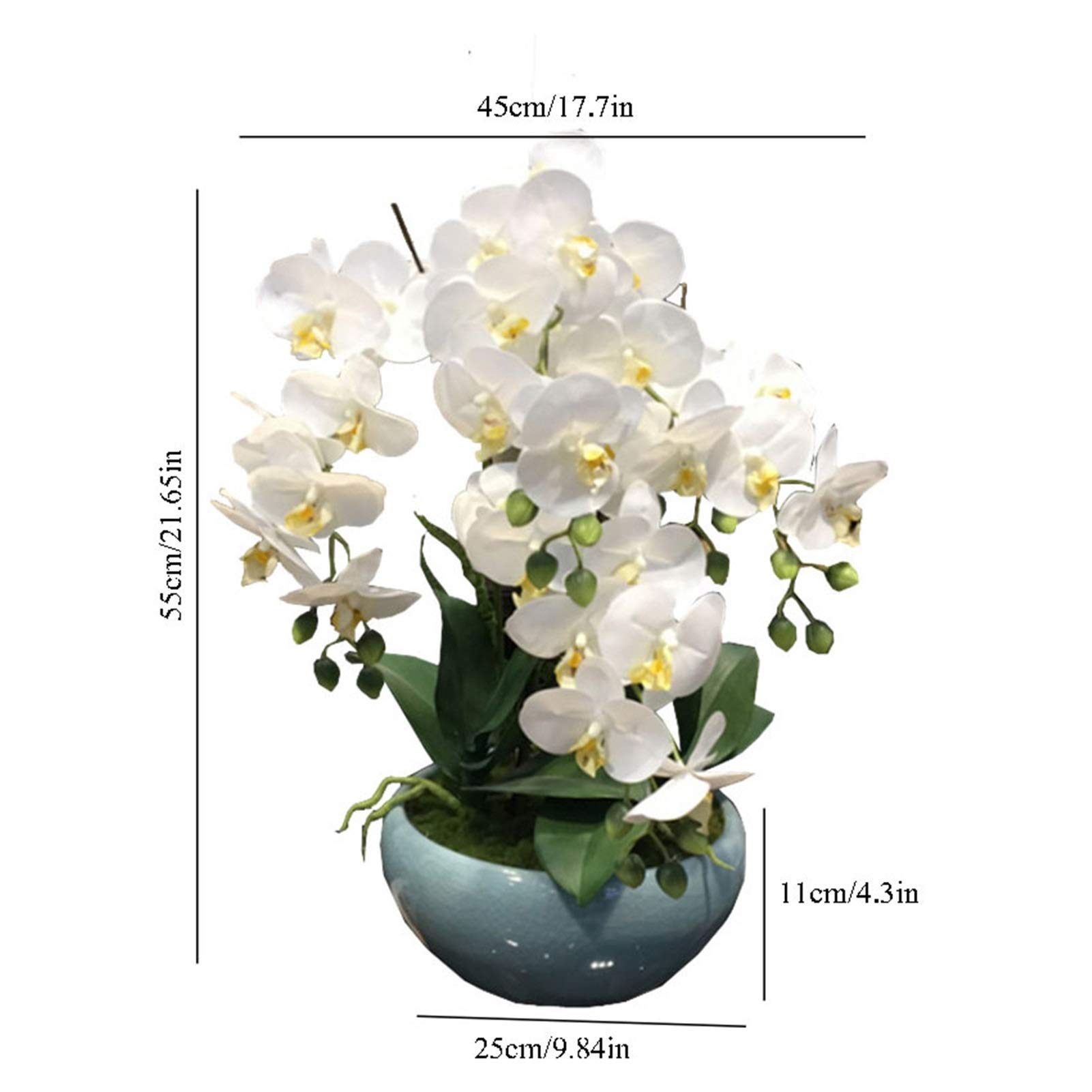 Witte Lisianthus Kunstzijde Bloemen Thuis Tafel De