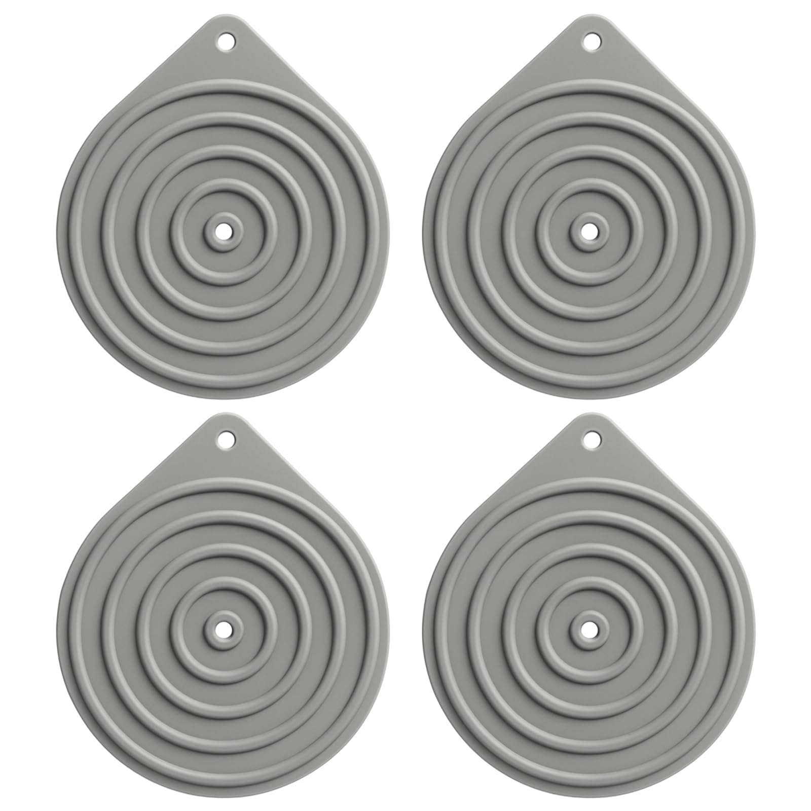 4 Pcs Plate Warmer, Microwave Plate Warmers for Warming Dinner Plates, Non Slip Silicone Food Warming Mat, Ideal for Oven Hot Pan Dinner Party Cooking