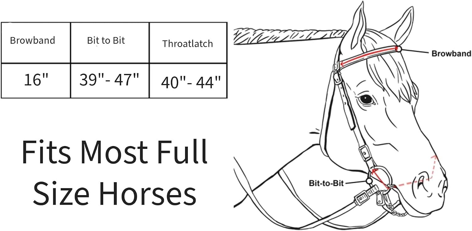 Tahoe Tack Overlay Printed Nylon Western Browband Headstall with Matching Split Reins 1 Year Warranty