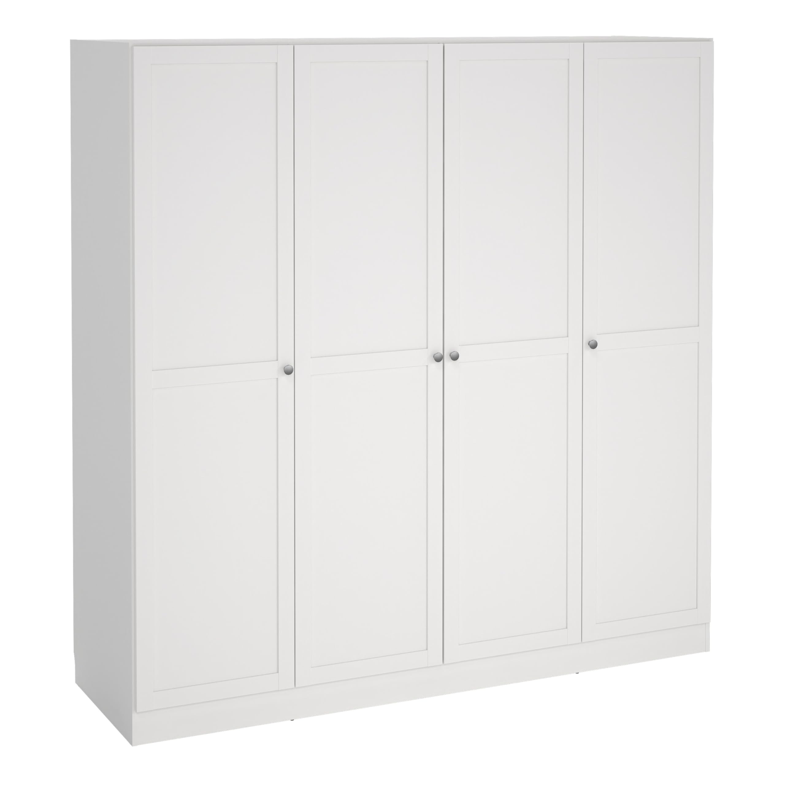 Furniture To Go | Brande Wardrobe with 4 Frame Doors in White