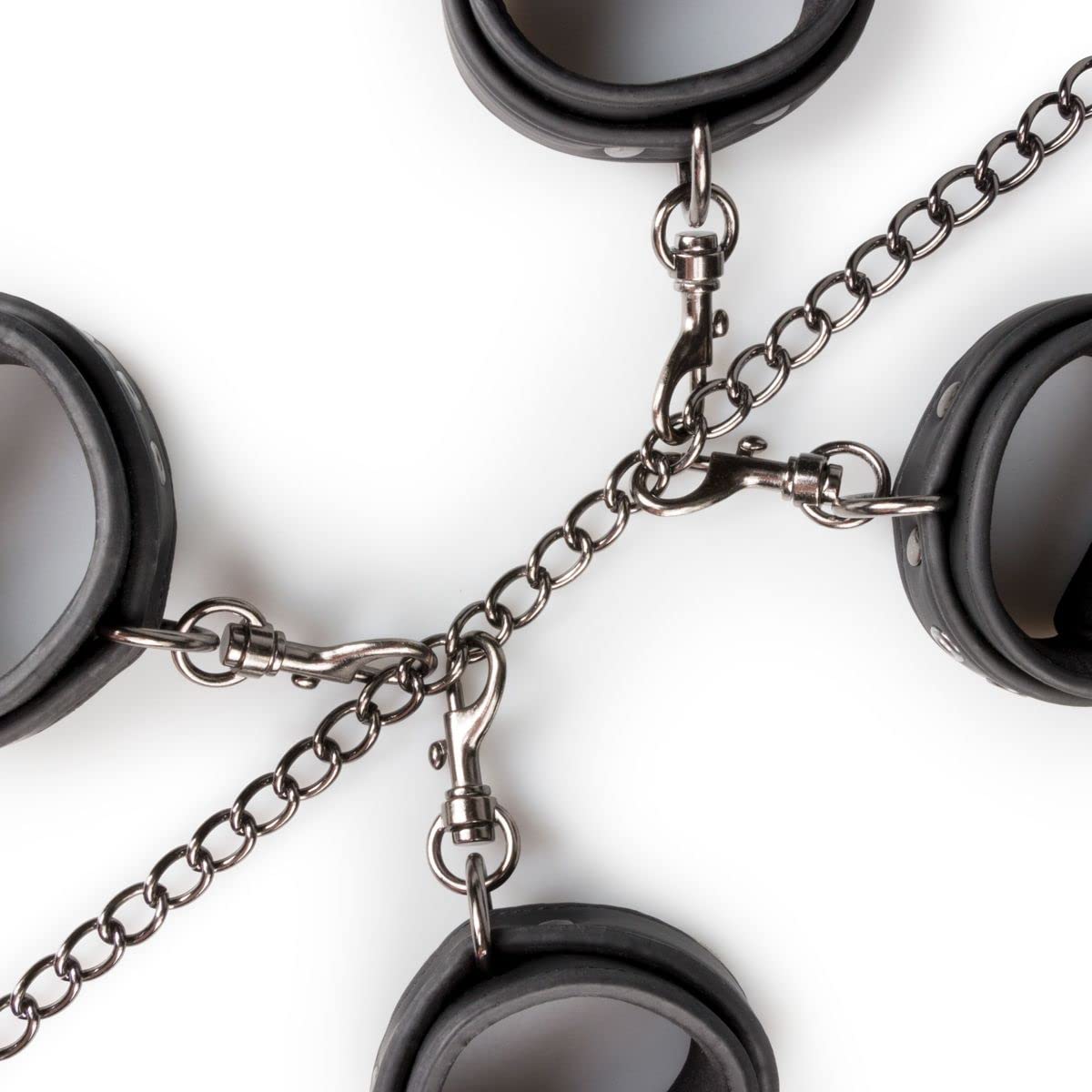 EasyToys Coffret Fétiche Collier Menottes Chevilles Poignets