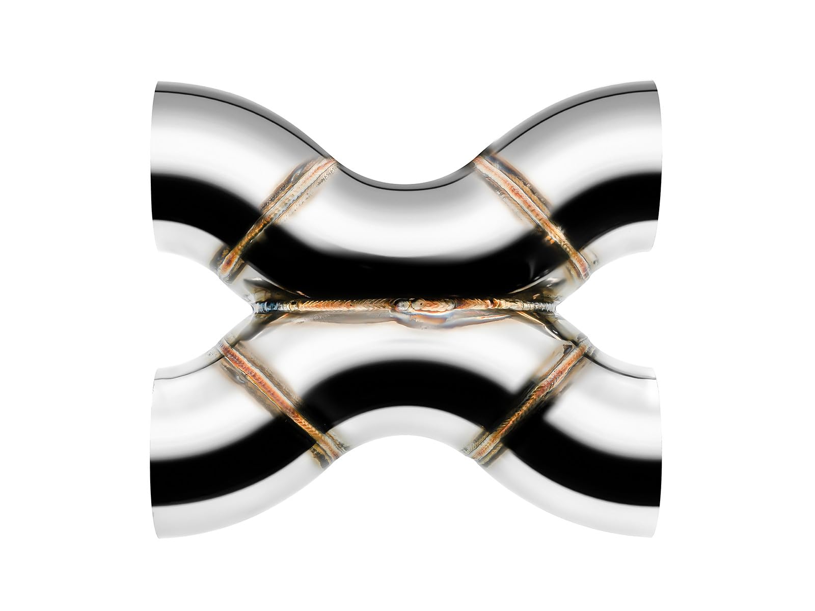 X rura wydechowa adapter X-Pipe 76 mm rura krzyżowa rura wydechowa X rura
